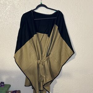 Black and Tan Poncho